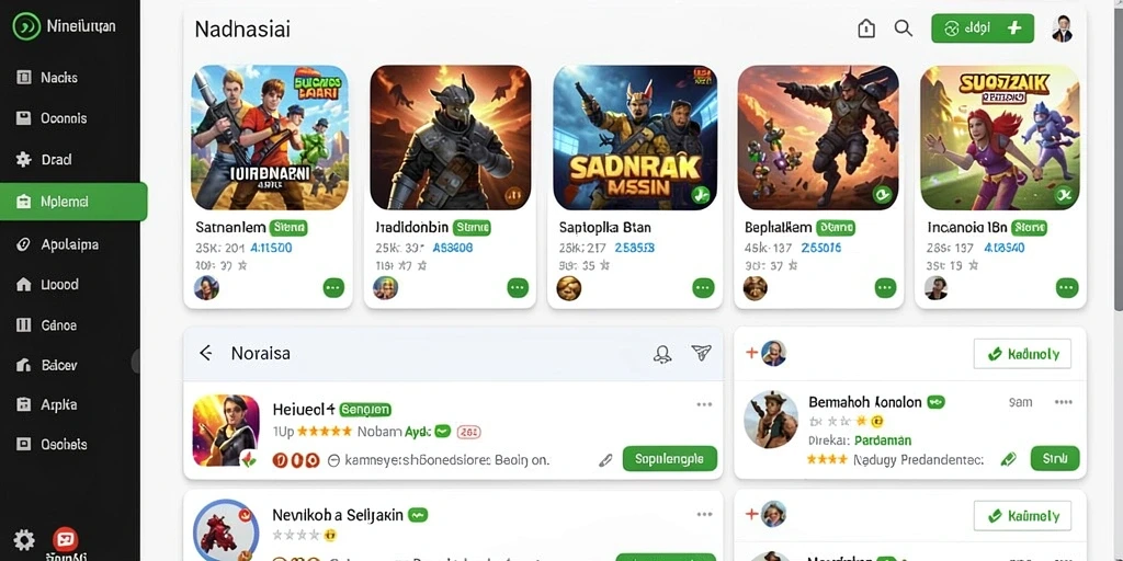 Screenshot menunjukkan tampilan grafis yang menakjubkan dalam permainan.