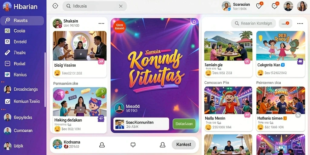 Tampilan antarmuka pengguna yang menarik dan intuitif.