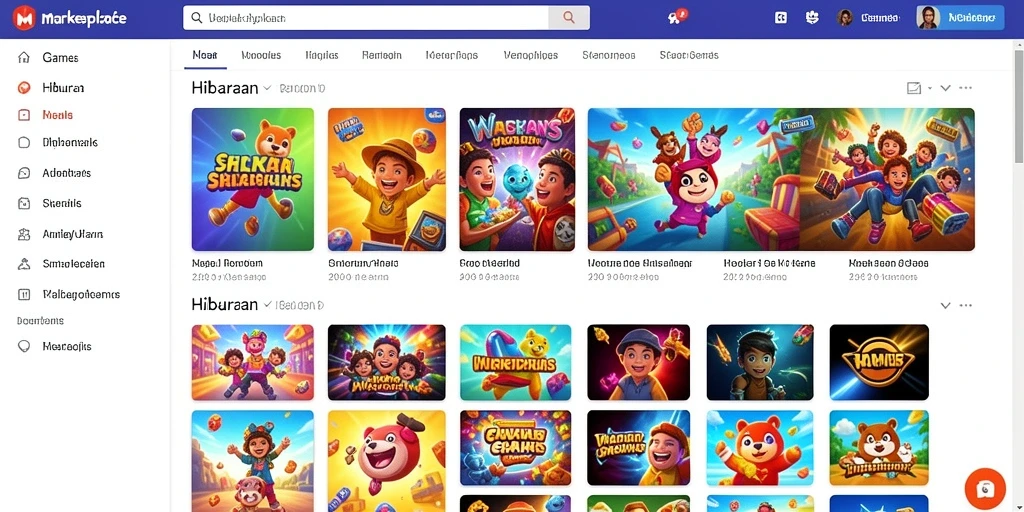 Screenshot tampilan utama permainan CALO288.