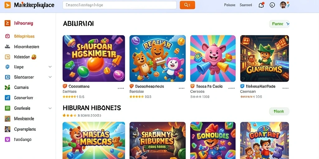 Screenshot menunjukkan tampilan grafis yang menawan di CIPOK.