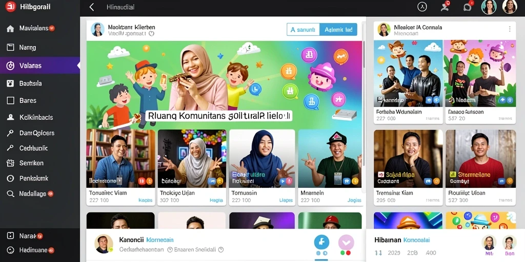 Tampilan awal yang memukau dan mudah dipahami.