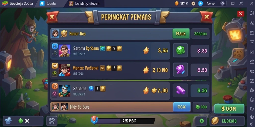 Tampilan awal permainan yang memikat.