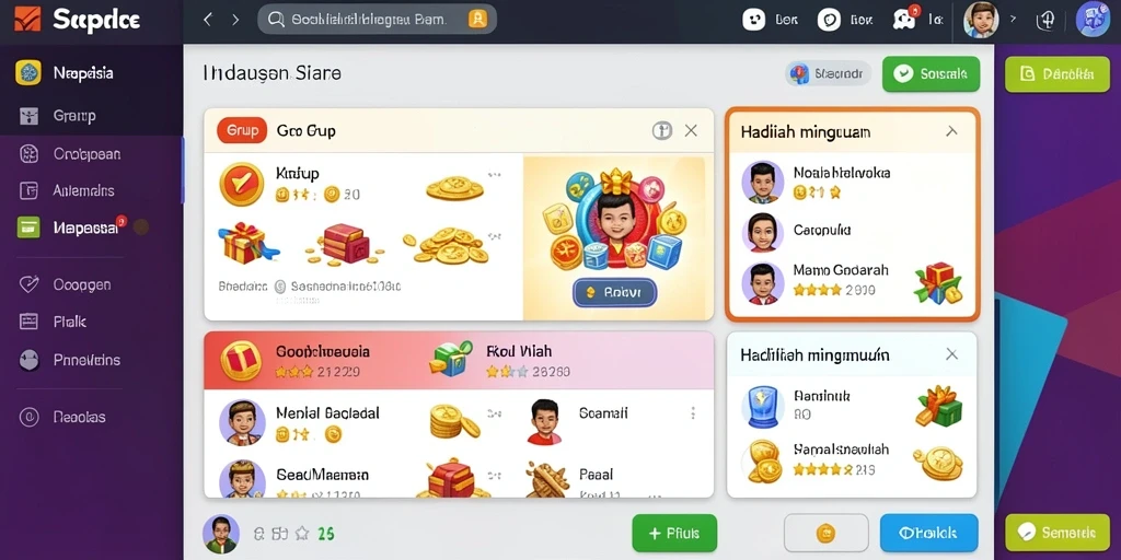 Tampilan antarmuka yang user-friendly dan menarik.