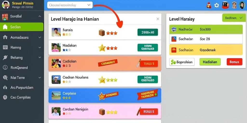 Tampilan antarmuka yang menarik dan mudah digunakan.
