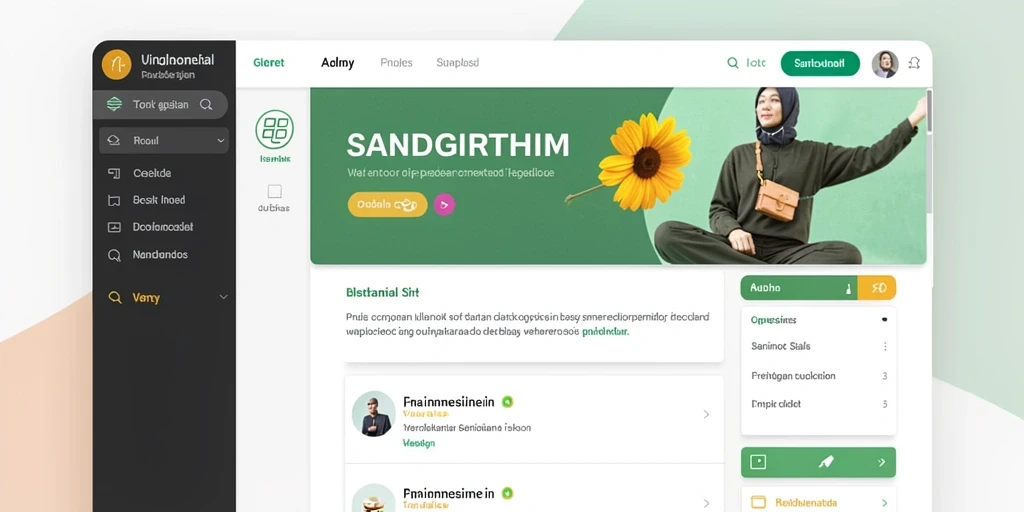 Tampilan antarmuka yang user-friendly dan menarik.