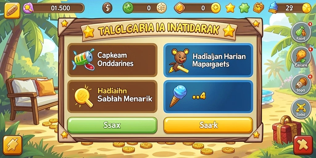 Tampilan antarmuka yang sederhana dan intuitif.