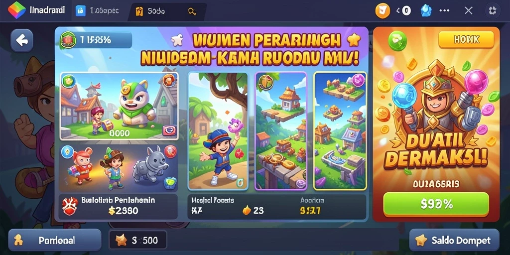 Tangkapan layar menampilkan karakter baru yang menarik.