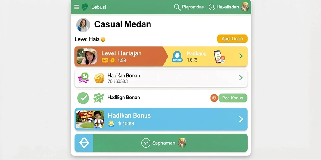 Tampilan antarmuka yang modern dan menarik.
