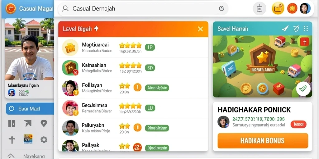 Tampilan antarmuka yang menarik dan mudah dinavigasi.