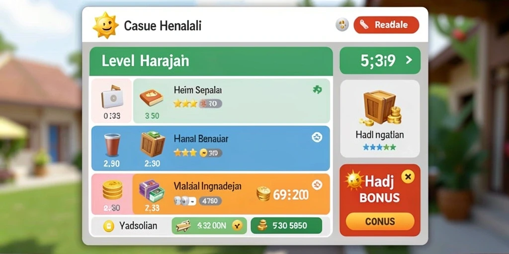 Grafis menawan dengan karakter unik.
