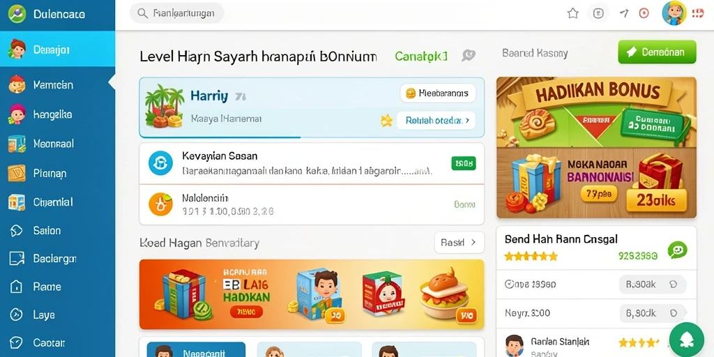 Tampilan antarmuka yang menarik dan mudah digunakan.