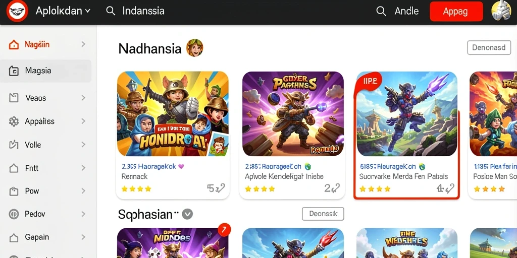 Tampilan menu utama WINRATE777 yang menarik dan intuitif.